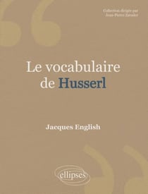 Le vocabulaire de : Husserl