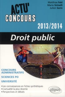 Actu'concours : droit public 2013-2014