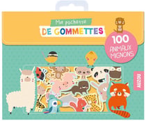 MA POCHETTE DE GOMMETTES - 100 ANIMAUX MIGNONS