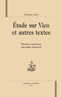Étude sur Vico et autres textes