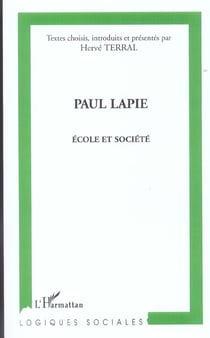 Paul lapie - ecole et societe