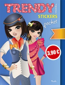 Trendy stickers pocket - bleu