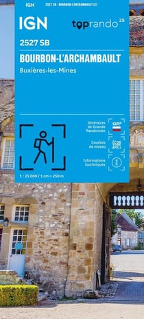 2527SB : Bourbon l'Archambault - Buxieres-les-Mines (2e édition)