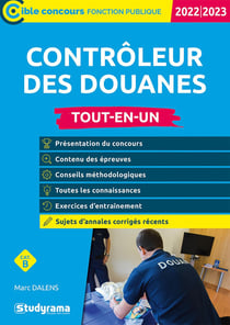 Contrôleur des douanes - catégorie B - tout-en-un (édition 2020)