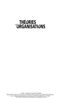 Théories des organisations