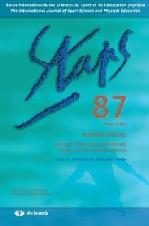 STAPS n.87 : spécial loisirs et pratiques corporelles