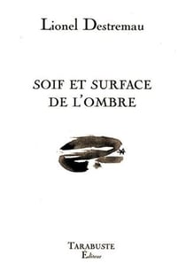 Soif et surface de l'ombre - lionel destremeau