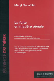 La fuite en matière pénale