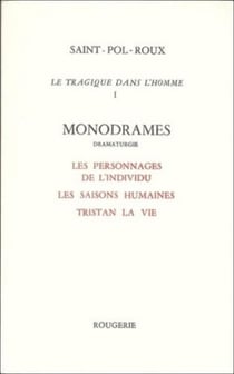 Le tragique de l'homme - tome 1