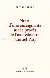 Notes d'une enseignante sur le procès de l'assassinat de Samuel Paty