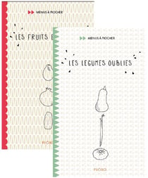 Duo les menus à piocher - les légumes oubliés - les fruits éxotiques