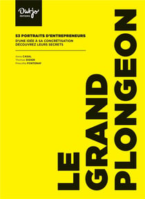 Le grand plongeon - 53 portraits d'entrepreneurs : d'une idee a sa concretisation, decouvrez leurs s