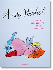 Andy Warhol - seven illustrated books - 1952-1959