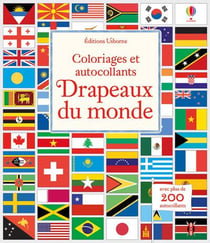 Coloriages et autocollants - drapeaux du monde