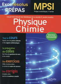 Exos résolus : prépas physique-chimie - MPSI