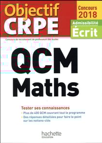 Objectif crpe - qcm maths