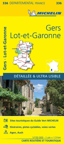 Cartes départementales n.336 : Gers, Lot-et-Garonne
