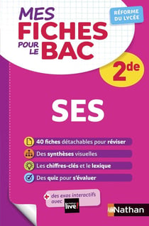 Mes fiches pour le BAC Sciences Economiques et Sociales 2de
