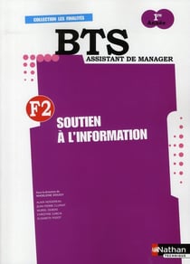 BTS - assistant de manager - F2 - soutien à l'information - 1ère année