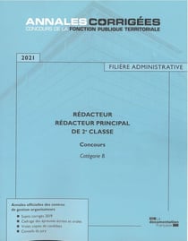 Rédacteur - rédacteur principal de 2e classe - concours (édition 2021)