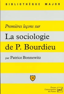Premières leçons sur la sociologie de Pierre bourdieu