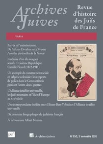 Archives juives n.53/2 : mélanges