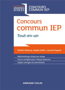Concours commun des iep - 1ère année - tout-en-un