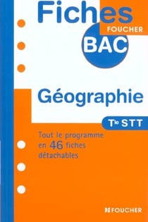 Geographie - terminale stt