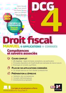 DCG 4 - Droit fiscal - Manuel et applications - Millésime 2025-2026