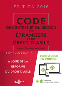 CODE DES ETRANGERS 2016 (COMMENTE)