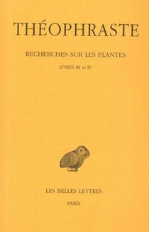 Recherches sur les plantes Tome 2 - livre 3-4