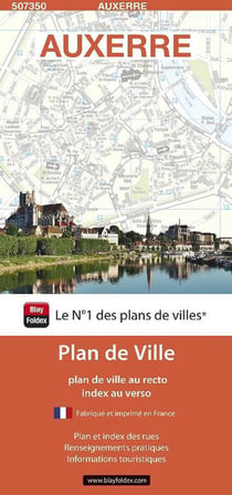 Auxerre : plan de ville (édition 2024)