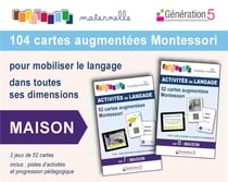 104 cartes augmentées Montessori Maison