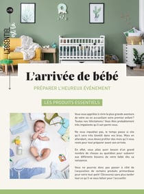L'arrivée de bébé : préparer l'heureux événement