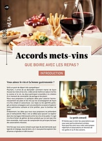 Accors mets-vins : que boire avec les repas ?