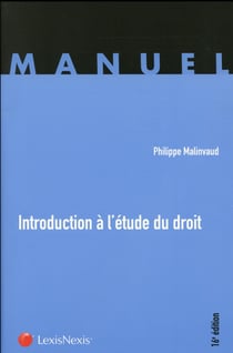 Introduction à l'étude du droit (16e édition)