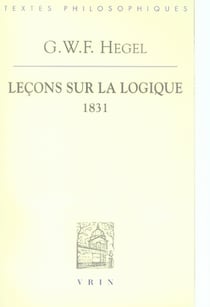 Leçons sur la logique (1831)