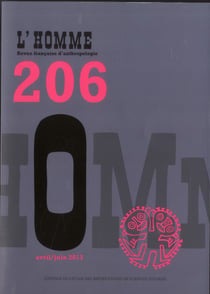 Revue l'homme n.206 - avril/juin 2013