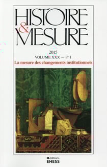Revue histoire et mesure n.30/1