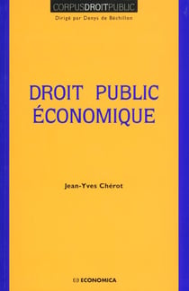 DROIT PUBLIC ECONOMIQUE