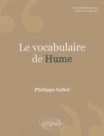 Le vocabulaire de : Hume