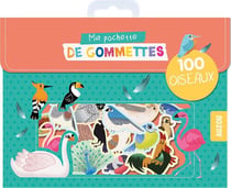 MA POCHETTE DE GOMMETTES - 100 OISEAUX