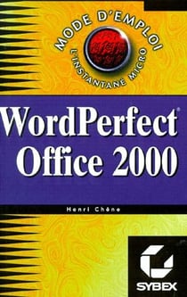 Wordperfect office 2000 - mode d'emploi