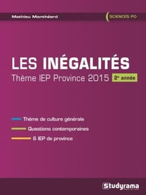 Les inégalités - thème IEP province 2015 - 2e année