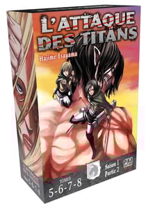 L'attaque des titans : coffret Intégrale vol.2 : Tomes 4 à 8