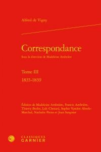Correspondance Tome 3 - 1835-1839