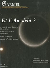 Revue du carmel n.138 - et l'au-delà ?