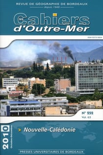 Les cahiers d'Outre-Mer n.252 : Nouvelle-Caledonie