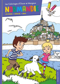 Les coloriages d'Oscar et Margaux Tome 10 : Normandie