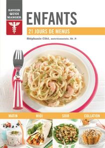 Savoir quoi manger : enfants - 21 jours de menus